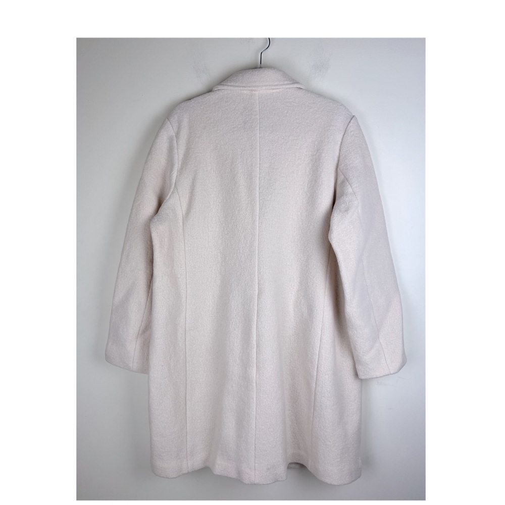 J. Crew | Daphne Topcoat Italian Boiled Wool Dusty Ivory | 16 - Picture 6 of 11